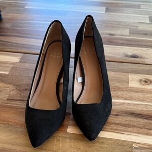 a new day Black Suede Heels